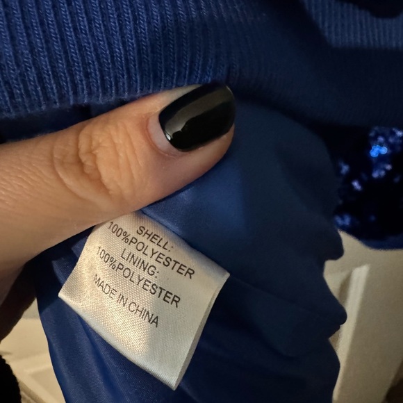 NFL Team Apparel Indianapolis Colts Sequin Full Zip Jack Blue Womens Plus 5X EUC - Picture 6 of 7